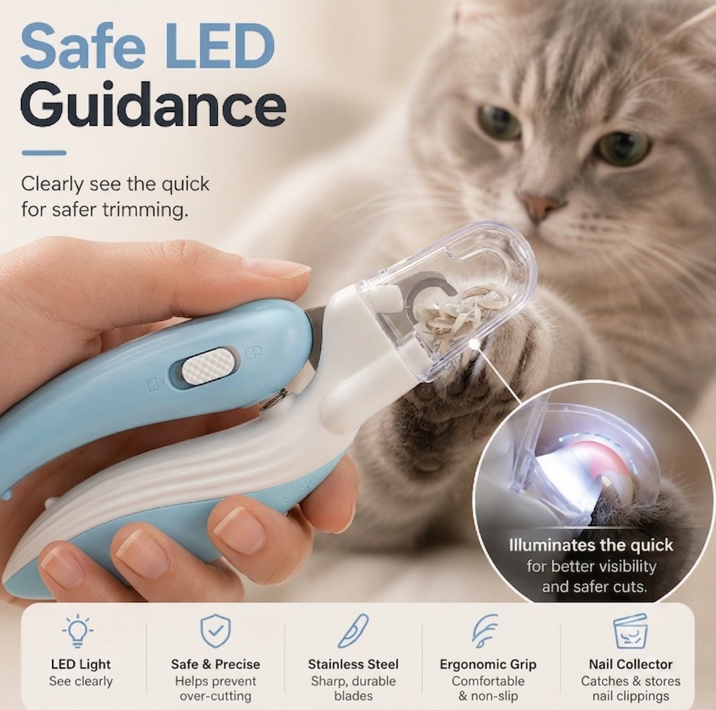LED Pet Nail Clippers