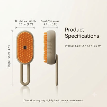 3-in-1 Electric Spray Grooming Brush